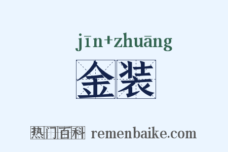 金装是什么意思的图片